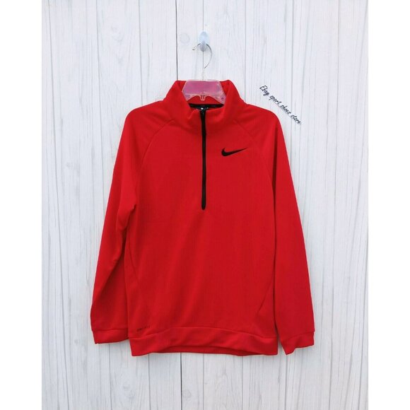 SMALL Nike Men's Dri-Fit Quarter Zip  Fleece Jacket 860477 657 Sweatshirt  Top - Picture 2 of 4